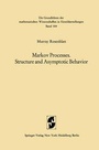 Cover: Markov Processes, Structure and Asymptotic Behavior - Springer
