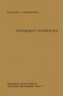 Cover: Invariant Subspaces - Springer