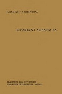 Enlarge image Cover: Invariant Subspaces - Springer