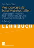 Cover: Methodologie der Sozialwissenschaften - VS Verlag f&uuml;r Sozialwissenschaften