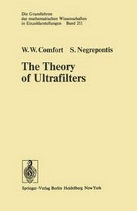 Abbildung von: The Theory of Ultrafilters - Springer