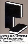 Cover: Vom Eigensinn der Literatur - Klett-Cotta