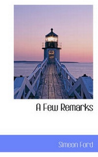 Enlarge image Cover: A Few Remarks - BiblioLife