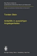 Cover: Amtshilfe in ausw&auml;rtigen Angelegenheiten - Springer
