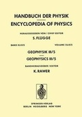 Cover: Geophysik III / Geophysics III - Springer