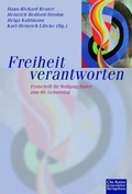 Cover: Freiheit verantworten - G&uuml;tersloher Verlagshaus