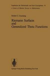 Enlarge image Cover: Riemann Surfaces and Generalized Theta Functions - Springer