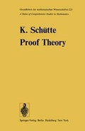 Cover: Proof Theory - Springer