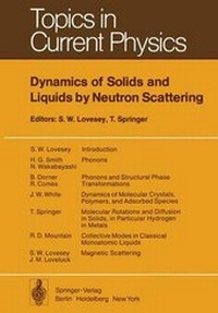Abbildung von: Dynamics of Solids and Liquids by Neutron Scattering - Springer