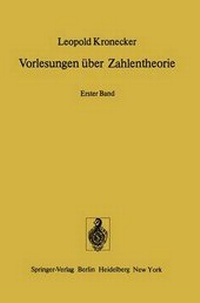 Abbildung von: Vorlesungen über Zahlentheorie - Springer