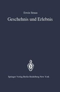 Cover: Geschehnis und Erlebnis - Springer