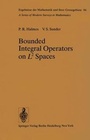 Cover: Bounded Integral Operators on L 2 Spaces - Springer