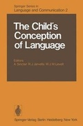 Cover: The Child's Conception of Language - Springer