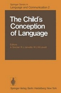 Enlarge image Cover: The Child's Conception of Language - Springer