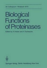 Enlarge image Cover: Biological Functions of Proteinases - Springer