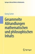 Cover: Gesammelte Abhandlungen mathematischen und philosophischen Inhalts - Springer