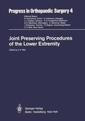 Cover: Joint Preserving Procedures of the Lower Extremity - Springer