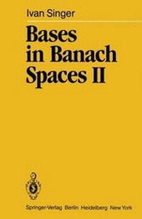 Enlarge image Cover: Bases in Banach Spaces II - Springer