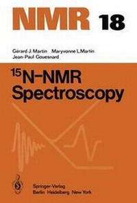 Enlarge image Cover: 15N-NMR Spectroscopy - Springer