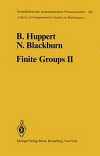 Enlarge image Cover: Finite Groups II - Springer