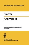 Cover: Analysis III - Springer