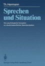 Cover: Sprechen und Situation - Springer