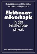 Cover: Elektronenmikroskopie in der Festk&ouml;rperphysik - Springer