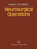 Cover: Neurosurgical Operations - Springer