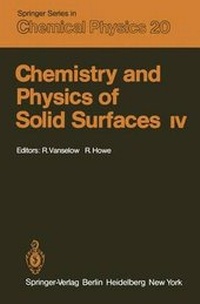 Abbildung von: Chemistry and Physics of Solid Surfaces IV - Springer