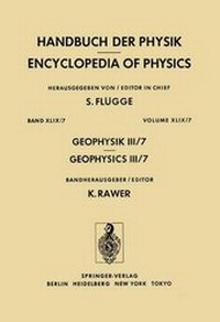 Enlarge image Cover: Geophysik III / Geophysics III - Springer