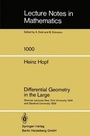 Cover: Differential Geometry in the Large - Springer