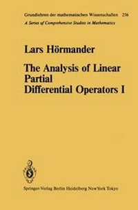 Enlarge image Cover: The Analysis of Linear Partial Differential Operators I - Springer