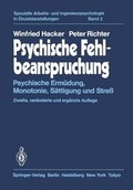 Cover: Psychische Fehlbeanspruchung - Springer