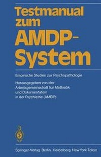 Enlarge image Cover: Testmanual zum AMDP-System - Springer
