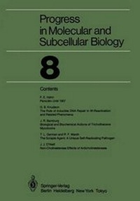 Enlarge image Cover: Progress in Molecular and Subcellular Biology - Springer