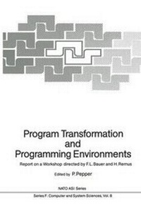 Enlarge image Cover: Program Transformation and Programming Environments - Springer