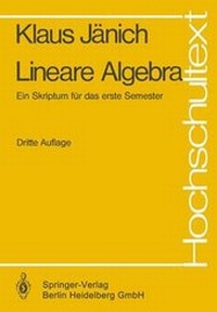 Enlarge image Cover: Lineare Algebra - Springer