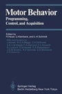 Cover: Motor Behavior - Springer