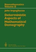 Cover: Deterministic Aspects of Mathematical Demography - Springer