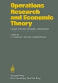 Cover: Operations Research and Economic Theory - Springer