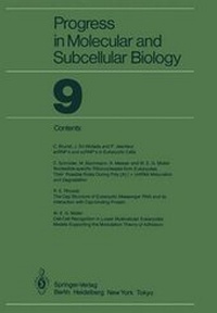 Enlarge image Cover: Progress in Molecular and Subcellular Biology - Springer