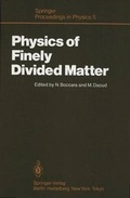 Cover: Physics of Finely Divided Matter - Springer