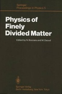 Enlarge image Cover: Physics of Finely Divided Matter - Springer