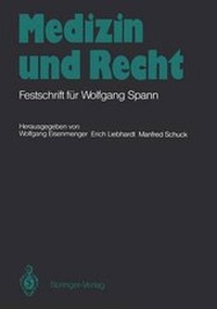 Abbildung von: Medizin und Recht - Springer