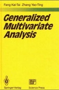 Cover: Generalized Multivariate Analysis - Springer