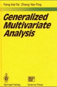 Abbildung von: Generalized Multivariate Analysis - Springer