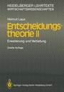 Cover: Entscheidungstheorie II - Springer