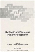 Cover: Syntactic and Structural Pattern Recognition - Springer