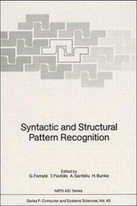 Enlarge image Cover: Syntactic and Structural Pattern Recognition - Springer