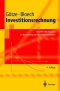 Cover: Investitionsrechnung - Springer
